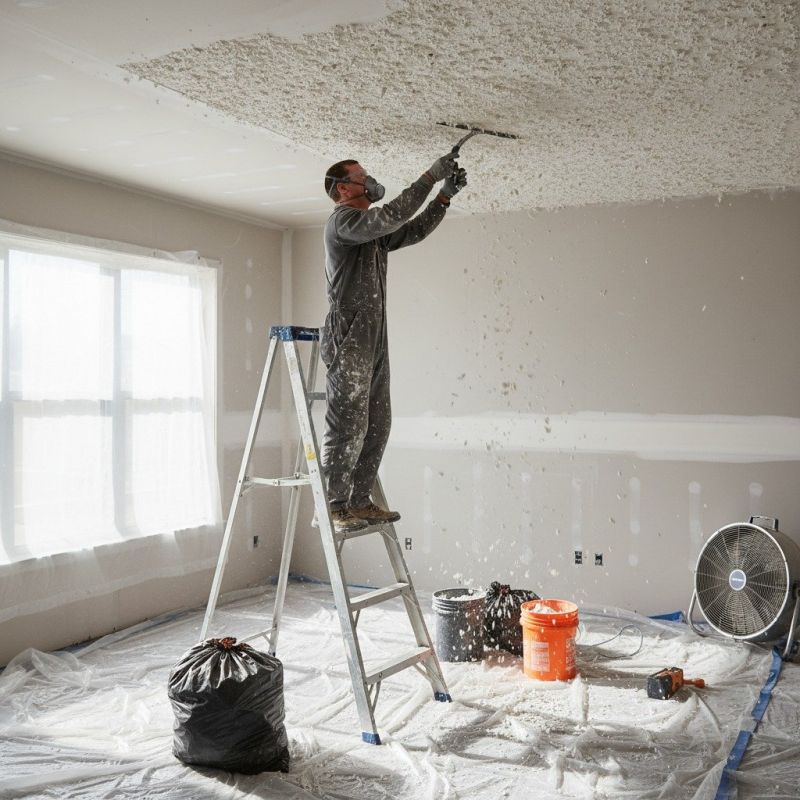 Knockdown Ceiling Removal in Scottsdale, AZ