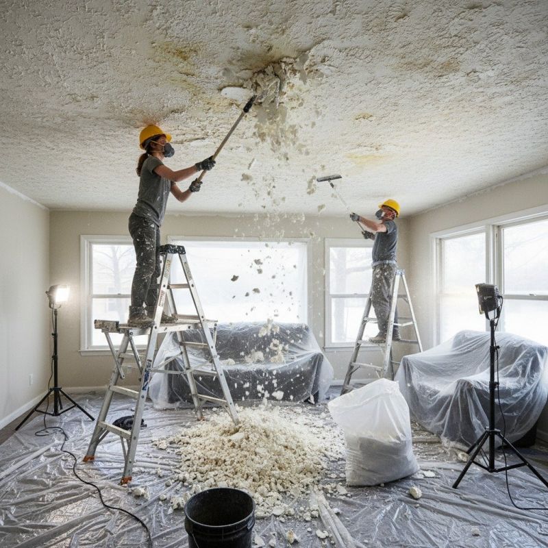 Swirl Ceiling Removal in Littleton, CO